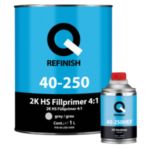 QREFINISH 40-250 Грунт  HS 2К 4:1 серый, 1л