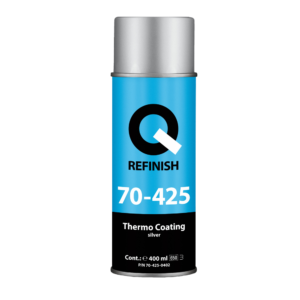 QREFINISH 70-425 Термостойкая краска серебристая, аэрозоль 400мл