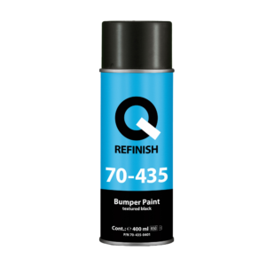 QREFINISH 70-435 Bumper Paint Textured аэрозоль 400мл, черная